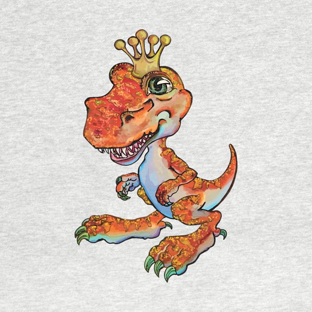 T-Rex: King of the Dinosaurs (Orange) by artfulfreddy